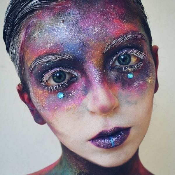 galaxy make up trend silmämeikki