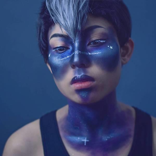 galaxy make up trend uudenvuodenaaton karnevaalit