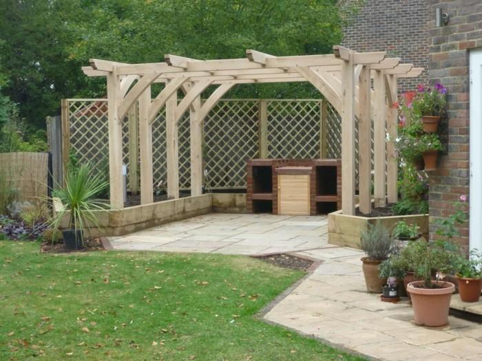 puutarhakatoksen pergola -alueet