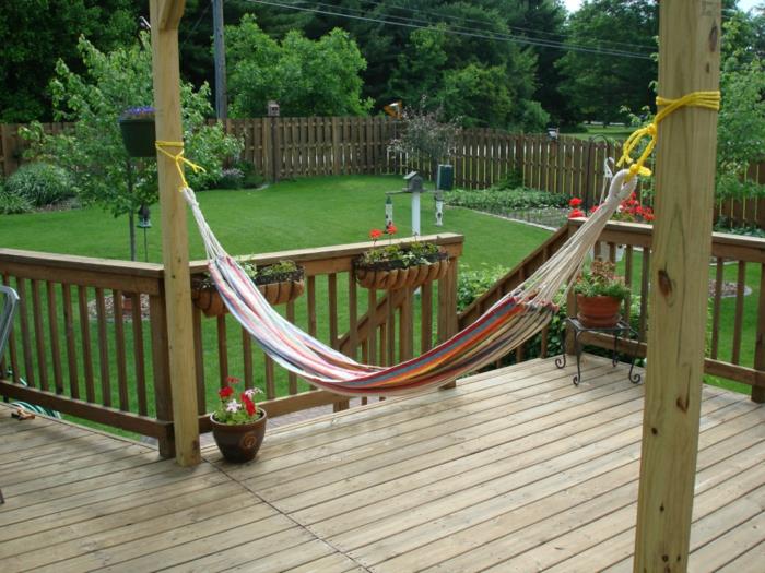 puutarha riippumatto tee itsellesi veranta