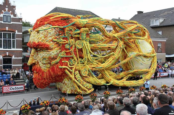 puutarhaveistokset valokuva werner pellis kukkafestivaali Bloemencorso Zundert