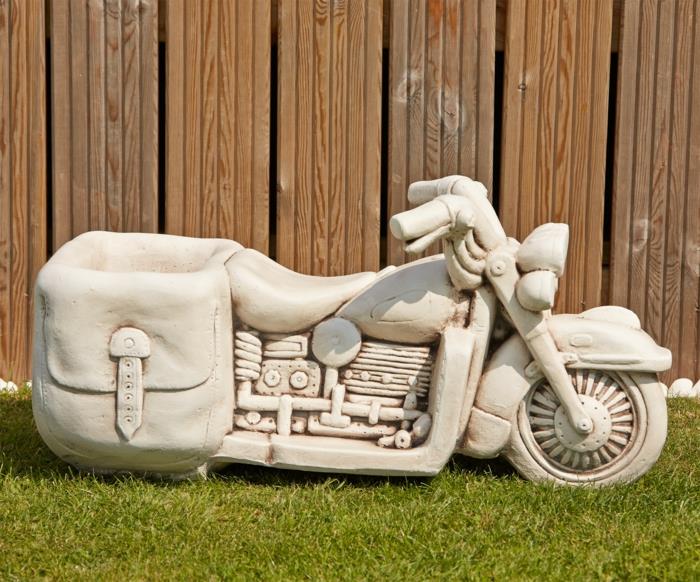 kaunista puutarhapuutarhakoristeita alkuperäinen puutarhahahmo harley davidson