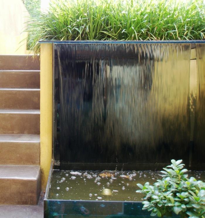 puutarhan vesiputous rakentaa itsellesi moderneja puutarhan suunnitteluideoita