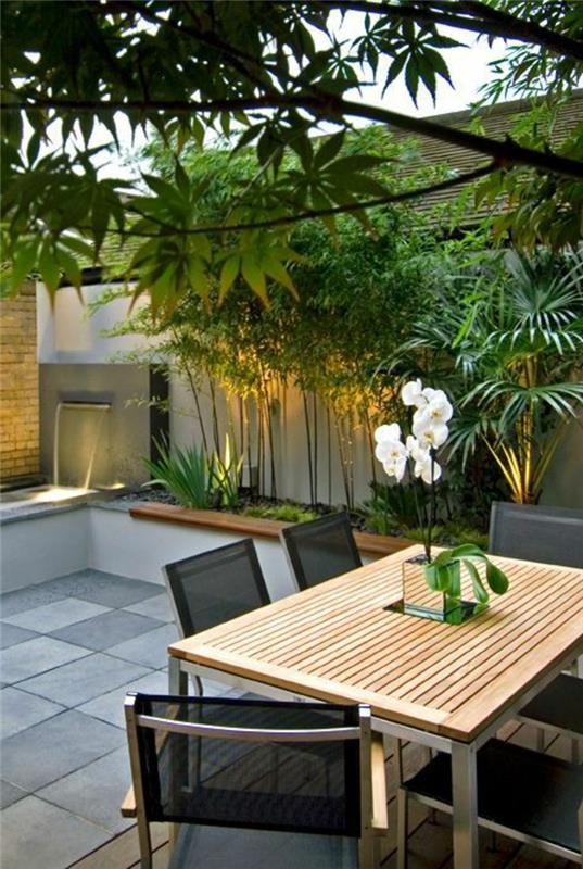 puutarha vesiputous rakentaa itsellesi moderni puutarhan suunnittelu tyylikäs