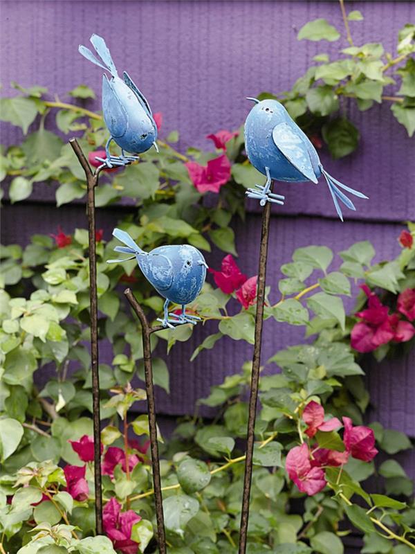 puutarhatarvikkeet koristeelliset puutarhatulpat linnut