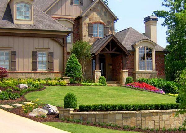 etupihan suunnittelu suuri nurmialue