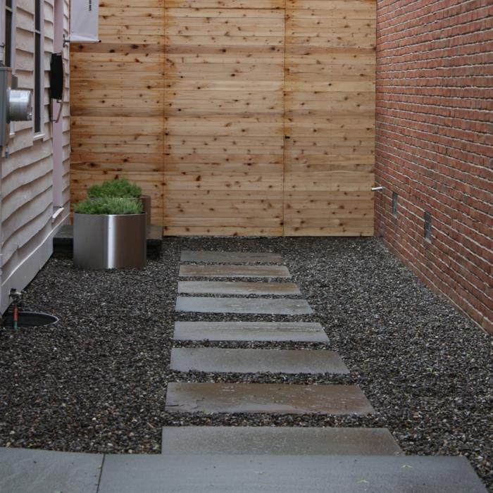 puutarhasuunnitteluideoita puutarhapolkuja ideoita sora jalkakäytävä laatat takapihan suunnittelu