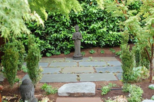 puutarhan suunnittelu buddha patsas hahmoja