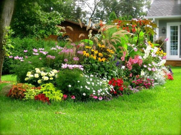 puutarhasuunnittelu puutarhaideoita perennat kasvit kukat nurmikko