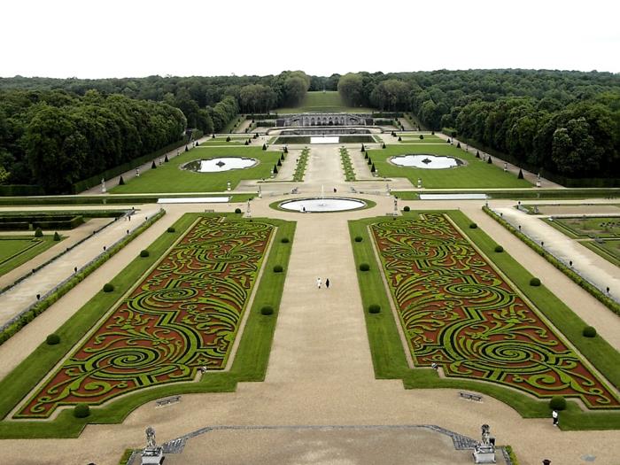 puutarhasuunnitteluveistokset Château de Vaux le Vicomte master