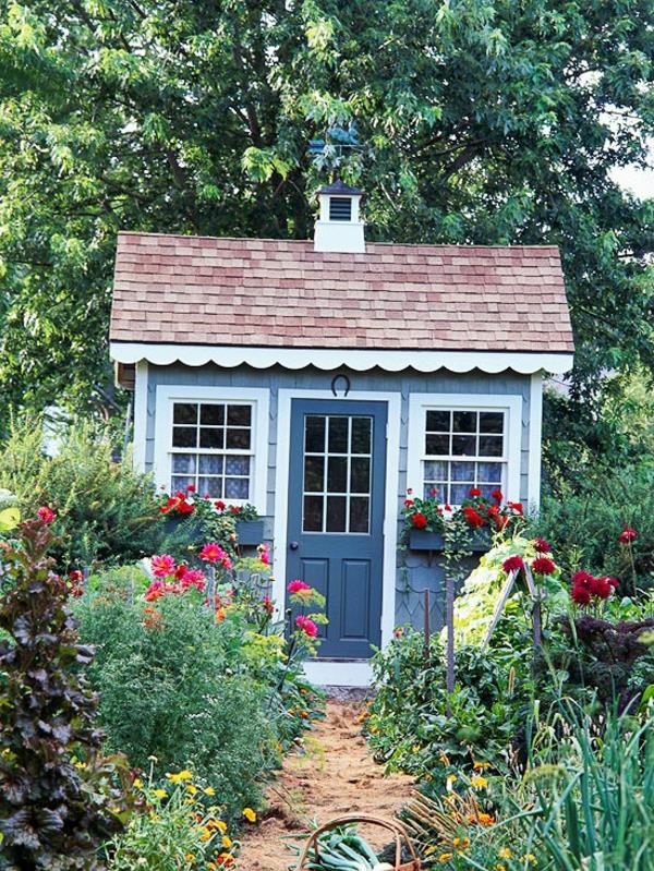 puutarhavaja kukat vyöruusu kattoovi ikkuna Tee värikkäitä puutarhakoristeita itse