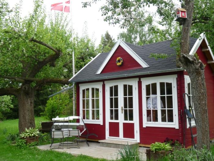 puutarhavaja Puutarhasuunnittelutalo skandinaavinen arkkitehtuuri