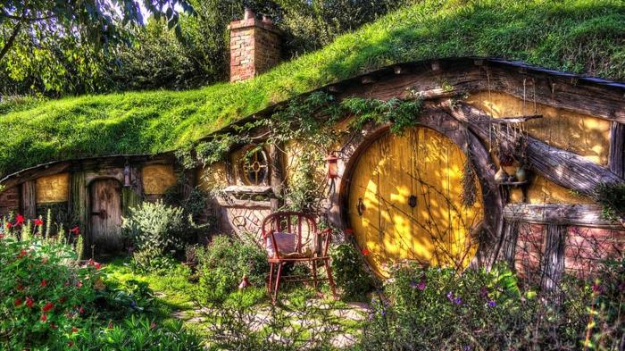 rakentaa puutarha talo itse hobbit sormusten herra