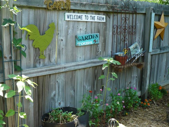 puutarhaideat puutarha -aita koristavat takapihan suunnittelukasveja