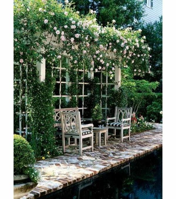 puutarhakalusteet kiipeilykasvit allas