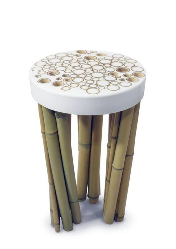ulkokalusteet ylelliset bambu -designtuolit jakkarat Fanson Meng
