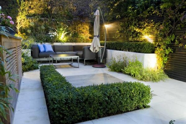 puutarhakalusteiden suunnittelu moderniin ideoihin sohva