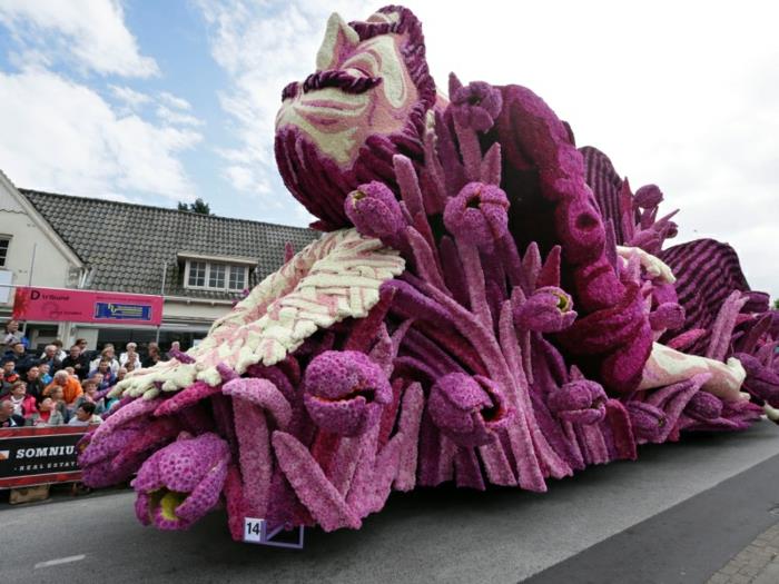 puutarhaveistokset kukat daaliat Bloemencorso Zundert