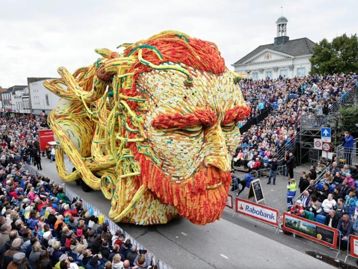 puutarhaveistokset valokuva joyce van belkom Bloemencorso Zundert teema van gogh