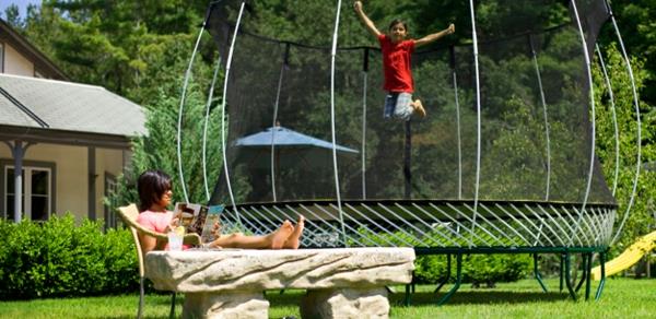 puutarha trampoliini säätiö tuotetesti trampoliini vertailu