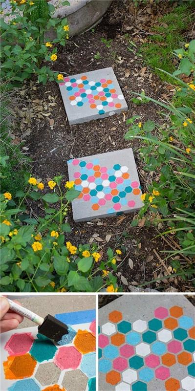 luo puutarhapolkuja kierrätysideoita luovia ponnahduslautoja puutarhaideoita