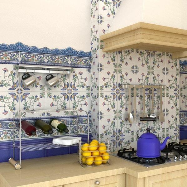 gayafores-espanjalaiset laatat-tilaa-online-seinä-lattia-keittiön takaseinä