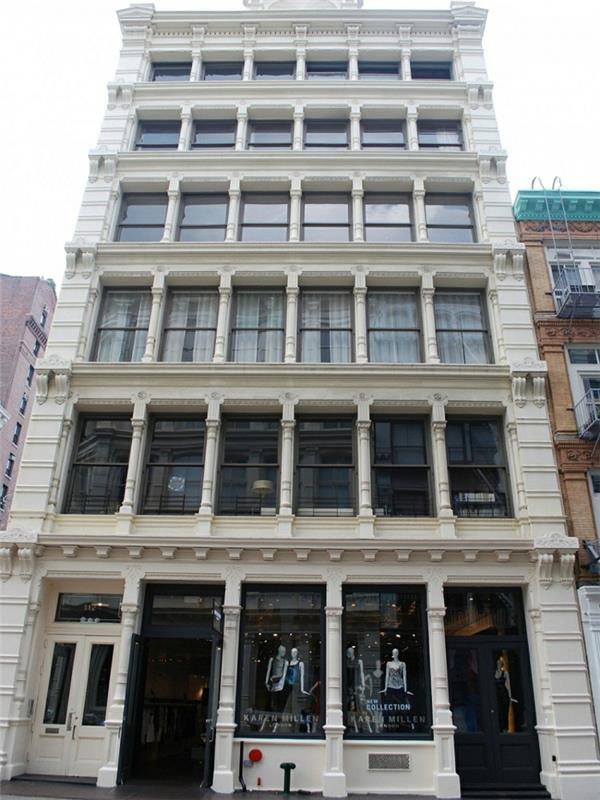 rakennus talo julkisivu prinssi katu new york city huoneisto