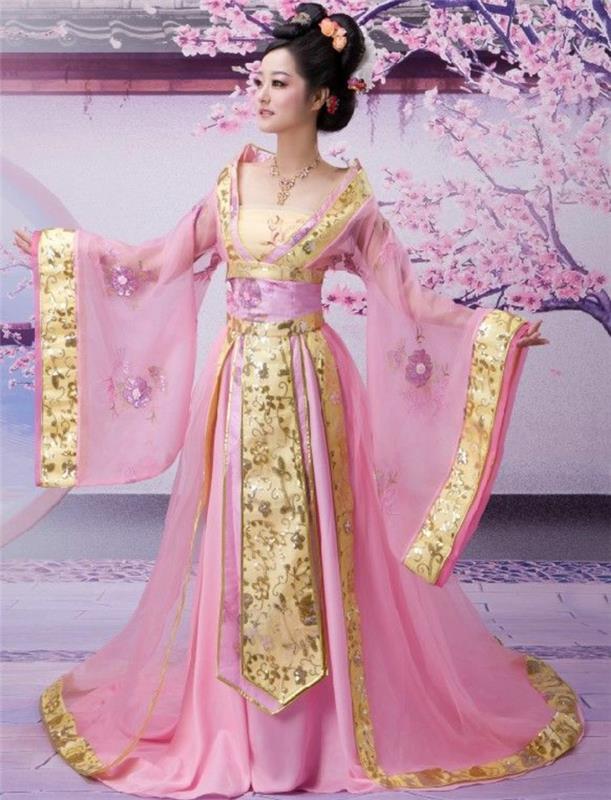 geishat japanilainen kulttuuri perinteiset vaatteet vaaleanpunainen kimono