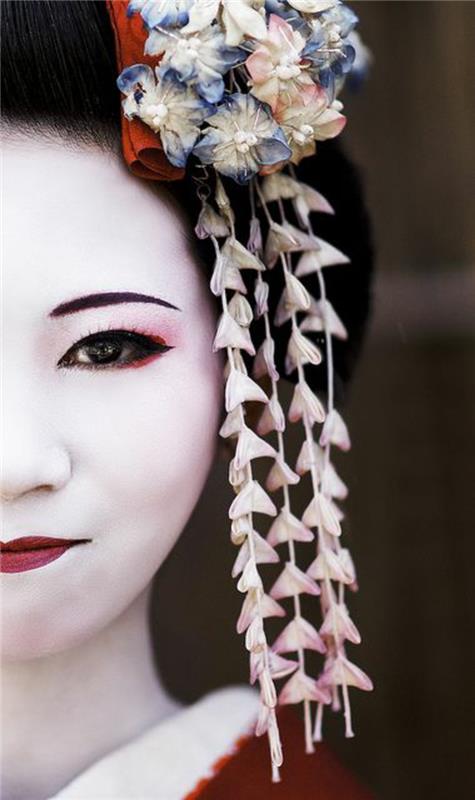 geisha make up muodostavat japanilaisen kulttuurin inspiraation