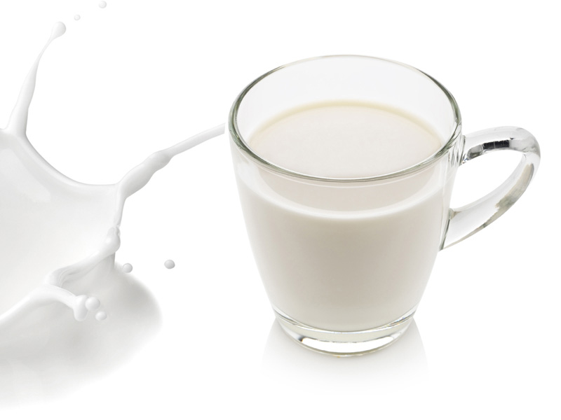 Ansigtsmaske med gelatine og mælk