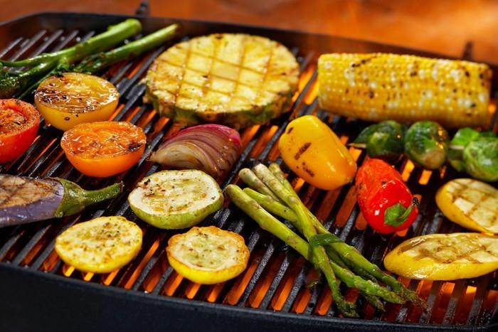 grillatut vihannekset paprikasekoitus