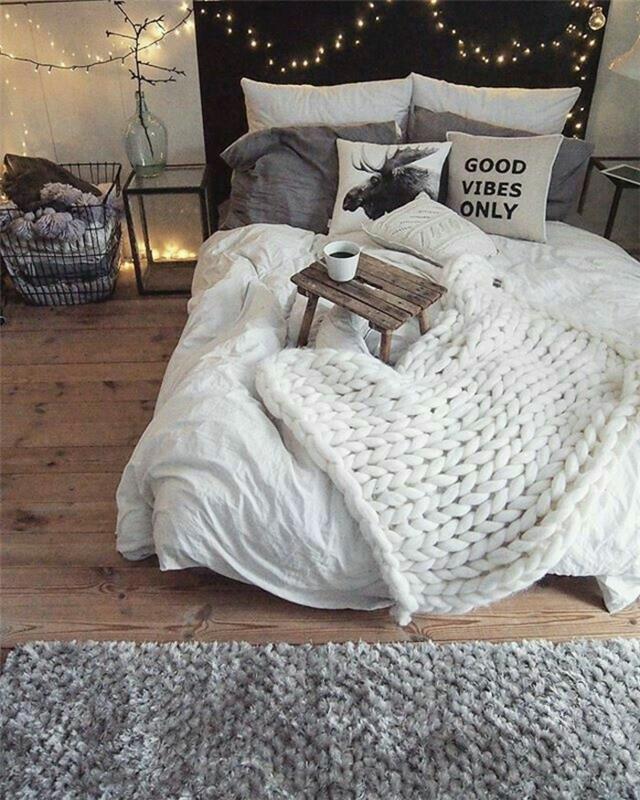 kodikas makuuhuone hygge -elämäntapa