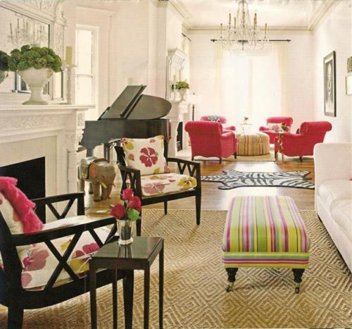 luo kodikas kodin olohuone raikkaat värit huonekalut