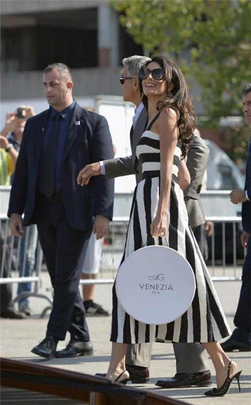George Clooney ja tyttöystävä Amal Venetsiassa
