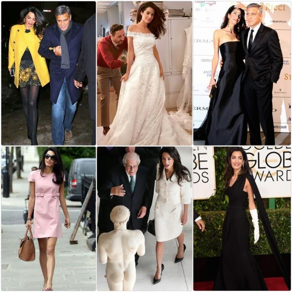 George Clooney ja hänen vaimonsa Amal Cloony