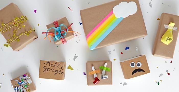 käärepaperi joulu diy ideoita hauskoja kasvoja