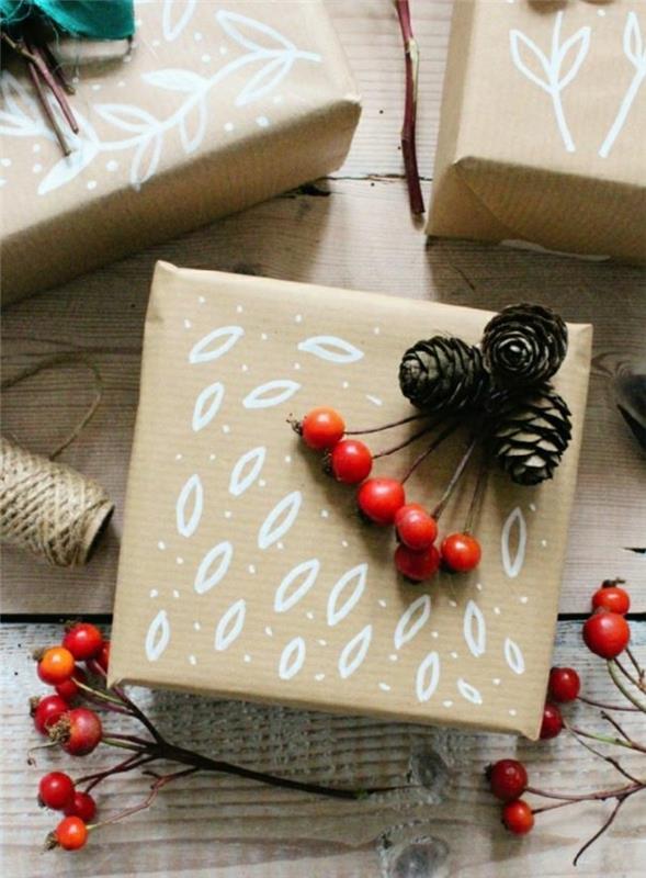 käärepaperi joulu diy ideoita kuvio