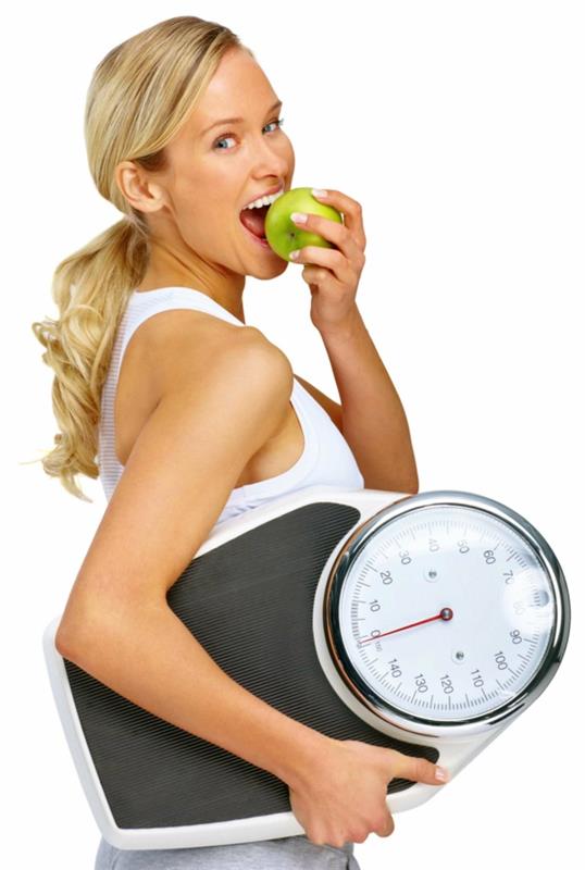 terveellisempää laihtumista omenan vaa'at