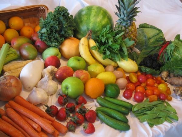 terveellisesti syövä lasten pöytä täynnä vihanneksia