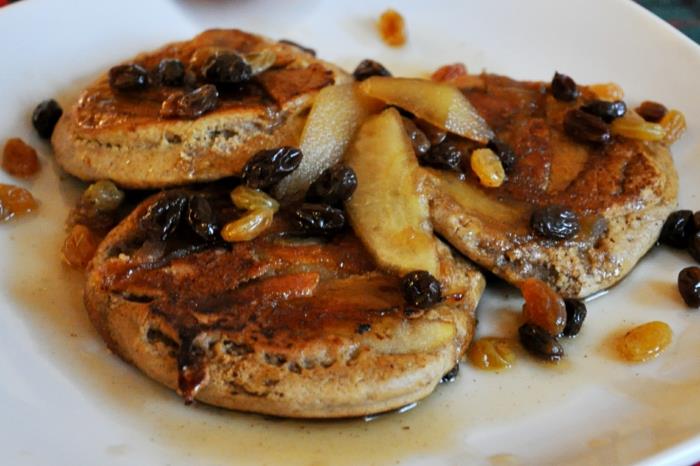 terveellistä aamiaista ideoita pannukakkuja resepti ideoita omenat rusinat terveellisiä aamiaisia ideoita pannukakut omenat rusinat