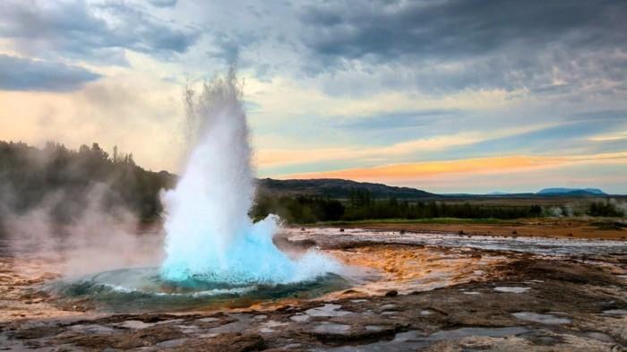 geysir -saaren maisema