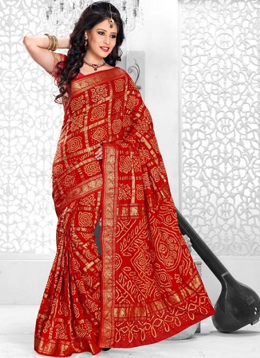 Bomuld Gharchola Saree