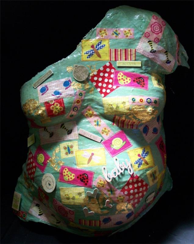 kipsi valettu kipsi baby bump