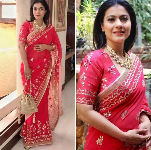 Kajol i Red Saree