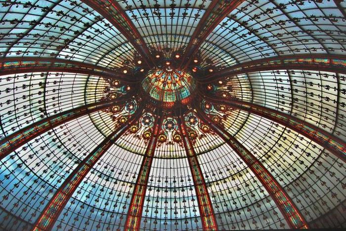 maalaus lasi vitrage ikkunat modernit mallit espanjalainen kupoli