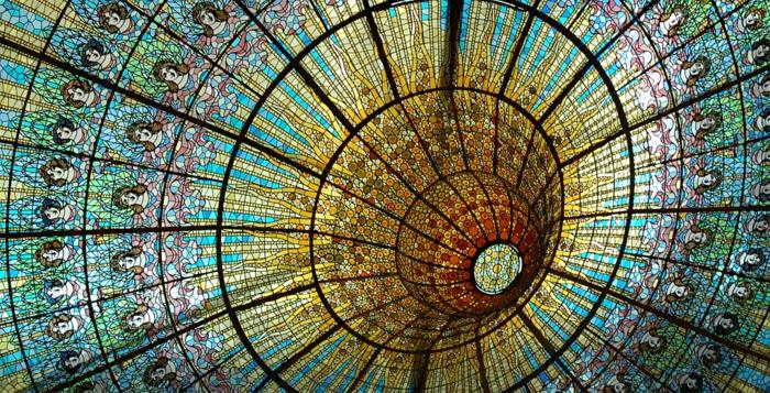 maalaus lasilasit ikkunat modernit mallit espanjalainen kupoli4