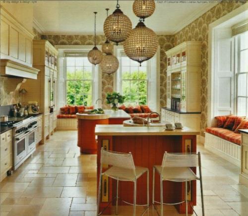 lasikuula kattokruunu koristelu riippuvalaisimet keittiö työtaso