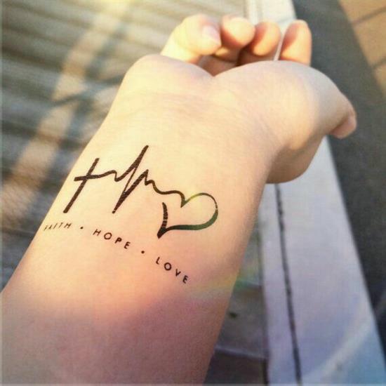 usko rakkaus toivo tatuointi graafinen tatuointi ranne