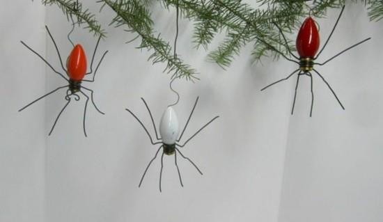 Tinker -lamppu upcycling hämähäkki