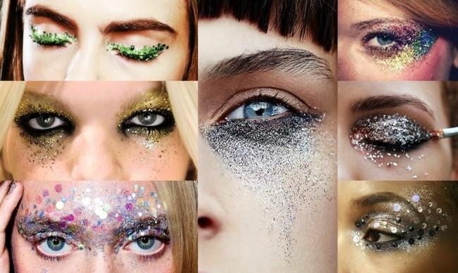 glitter-inspiroivat silmät tekevät meikin karnevaaleista